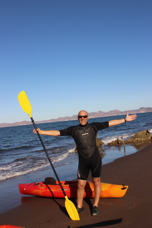 Kayaking and swimming with whale sharks in Las Paz, Baja, Surcalifornia, Mexico